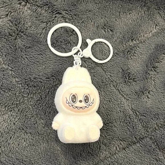 Labubu Keychain - white - Picture 1 of 2